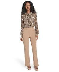 Tommy Hilfiger Women's Solid Sutton Bootcut Trousers