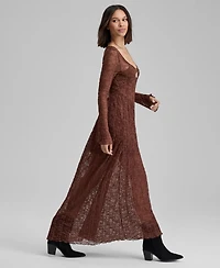 And Now This Women's Lace Scoop-Neck Maxi Dress, Macy's Exclusive
