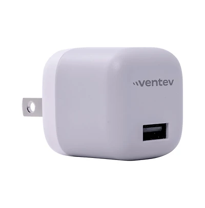 Ventev 12W Usb A Universal Mini Wall Charger and Usb A to Apple Lightning Cable
