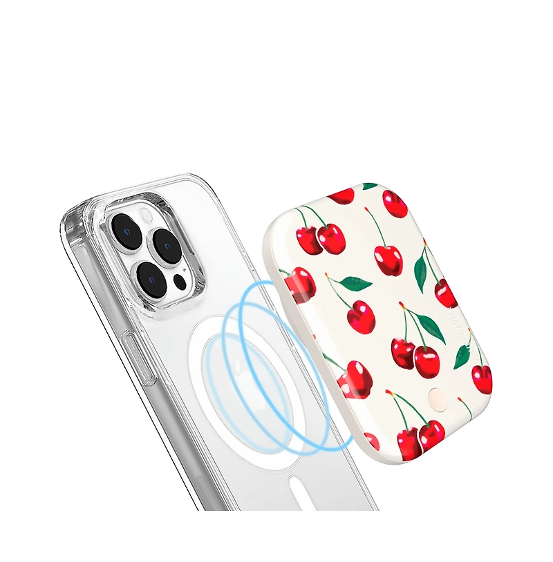 Velvet Caviar Phone Accessories Gift Set includes Charm, Battery Pack, Grip Ring and Travel Bag