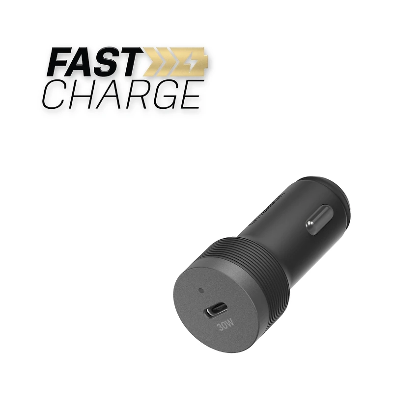 OtterBox Premium Pro Usb C Car Charger 30W-Black