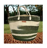Healing Handmade Sisal Tote Basket Bag