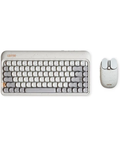 Lofree Zero Artz Mechanical Keyboard with Terrazzo Mouse & Palm Rest – Hot-swappable, 75% Layout