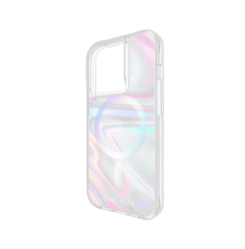 Case-Mate Soap Bubble MagSafe Case for Apple iPhone 15 Pro-Multi-Color