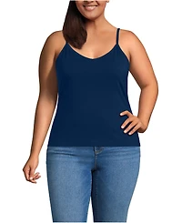 Lands' End Women's Plus Cooling V-neck Camisole