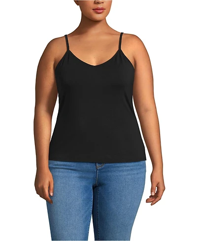 Lands' End Women's Plus Cooling V-neck Camisole