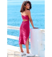 Lascana Women's Strapless Back Cutout Dress