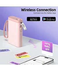 Polono Label Maker Machine with Tape, P21-a Bluetooth Label Printer, Wireless Mini Label Makers with Multiple Templates for Organizing, Office, Home