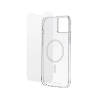 Case-Mate Protection Pack MagSafe Case and Glass Screen Protector for Apple iPhone 14 Plus-Black