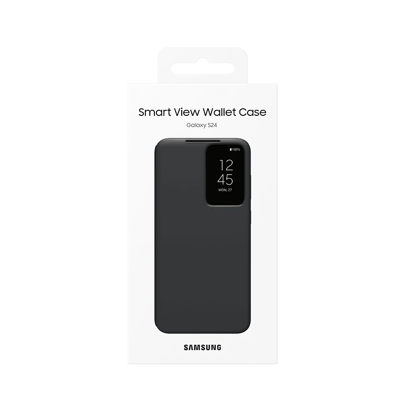 Samsung Smart View Wallet Case for Samsung Galaxy S24-Black