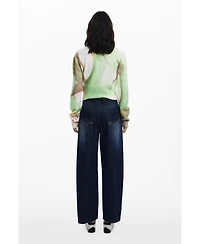Desigual Women's Long Balloon Jeans