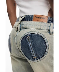 Desigual Women's Combined denim pants