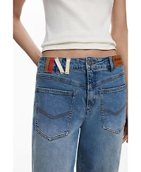 Desigual Women's Boyfriend jeans with inverted pockets
