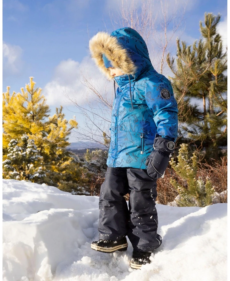 Deux par Big Boys Two-Piece Discover Snowsuit Navy Blue - Toddler|Child