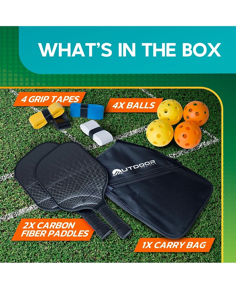 Outdoor Cruiser Pickleball Racket Set