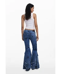 Desigual Women's Maria Escote denim pants