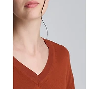 Kenneth Cole Women's V-Neck Pullover Sweater