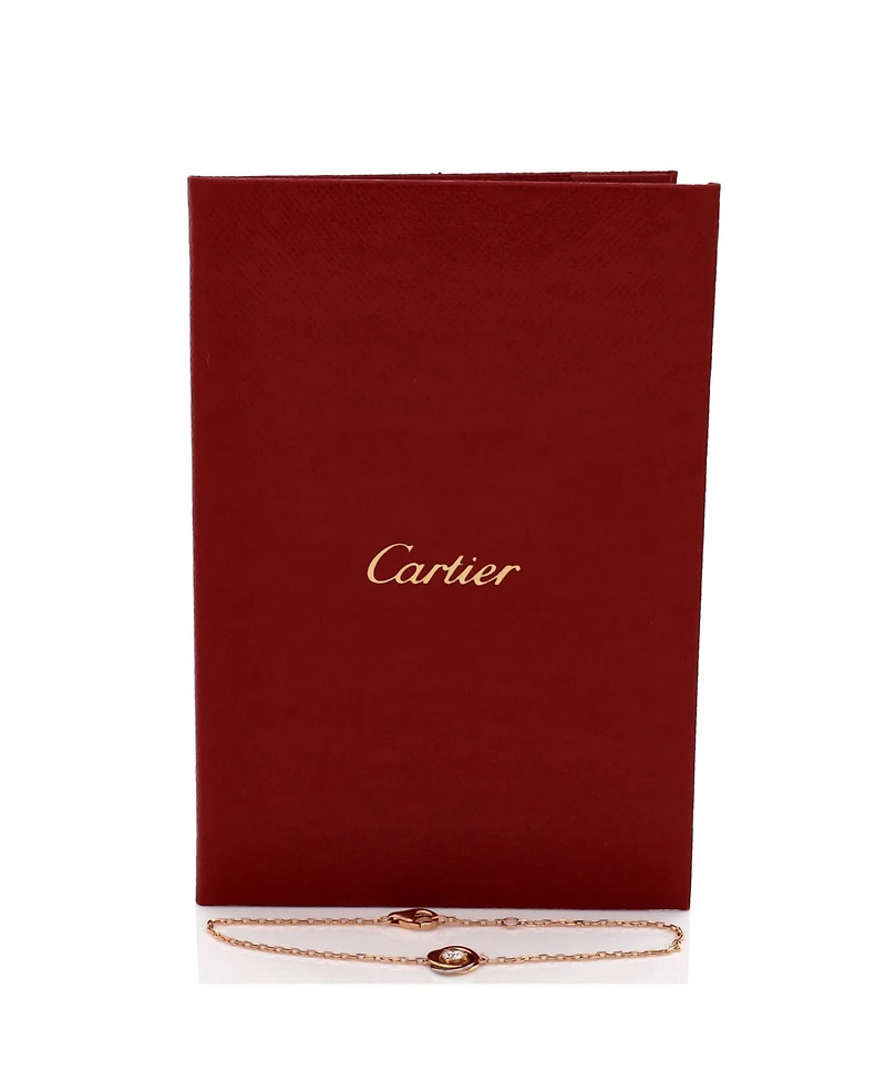 Pre-Owned Cartier Trinity Diamond Chain Bracelet