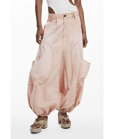 Desigual Women's Fluid cargo pants