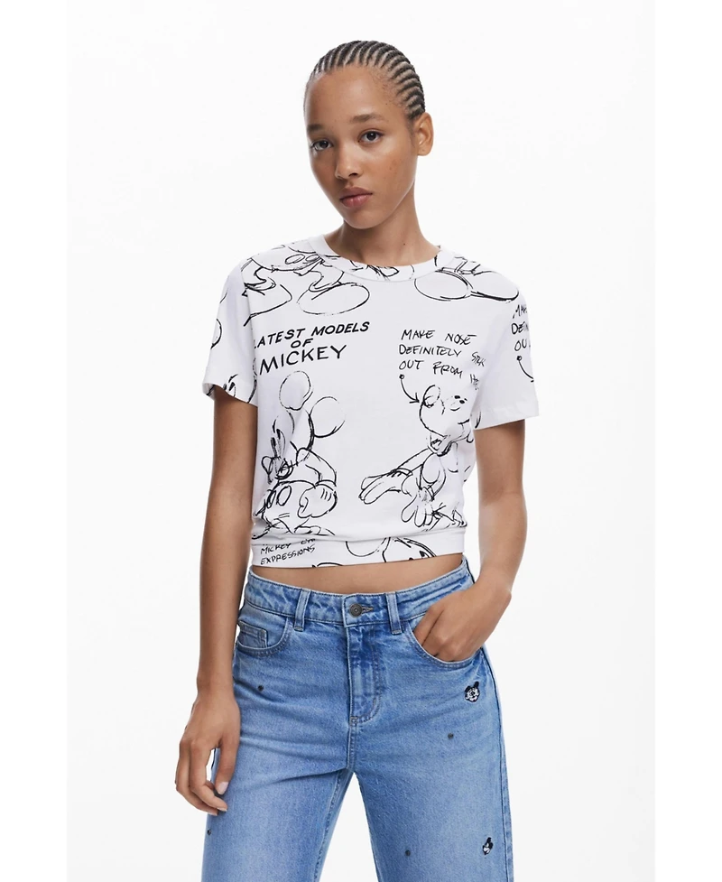 Desigual Women's Mickey Sketch T-shirt