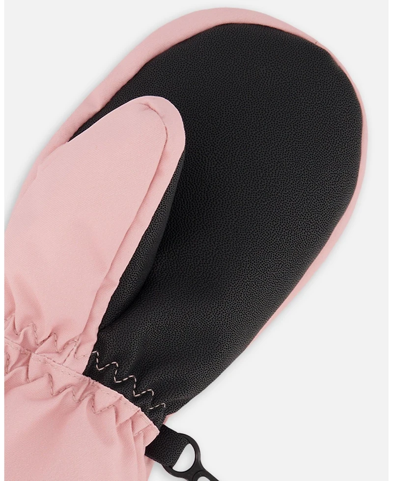 Deux par Girl Winter Mittens Play Dusty Pink