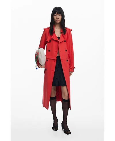 Desigual Women's Detachable trench coat