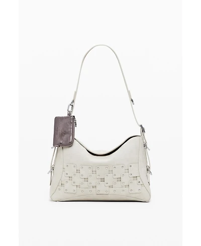 Desigual Women's Medium studded patch handbag