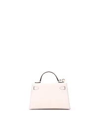 Pre-Owned Hermes 20 Kelly Mini Ii Amazone Handbag Light Epsom with Palladium Hardware