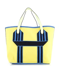 Pre-Owned Hermes Pursangle Tote Canvas with Leather