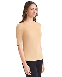 Jones New York Women's Crew Neck Sutton Sweater