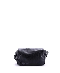 Pre-Owned Balenciaga Small Monaco Messenger Flap Bag Leather