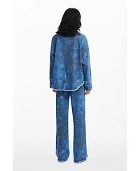 Desigual Women's Frayed paisley jacket