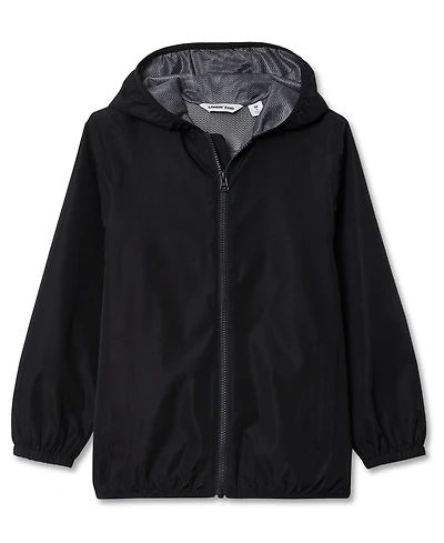Lands' End Girls Waterproof Hooded Packable Rain Jacket