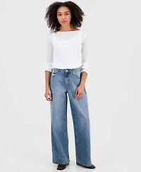 And Now This Women's Studded Wide-Leg Jeans, Macy's Exclusive