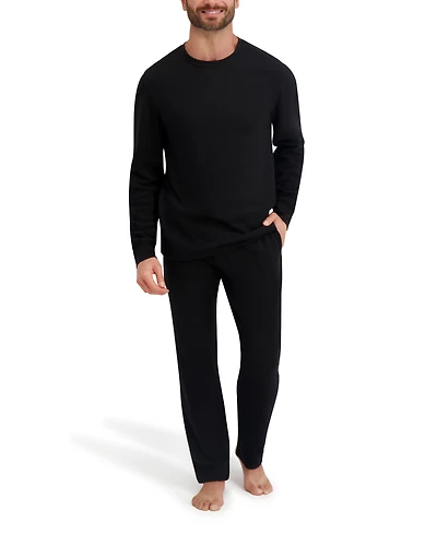 Hanes Men's Waffle Crew Neck Sleep Set