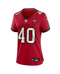 Nike Women's Mike Alstott Red Tampa Bay Buccaneers 50th Anniversary Team Game Jersey