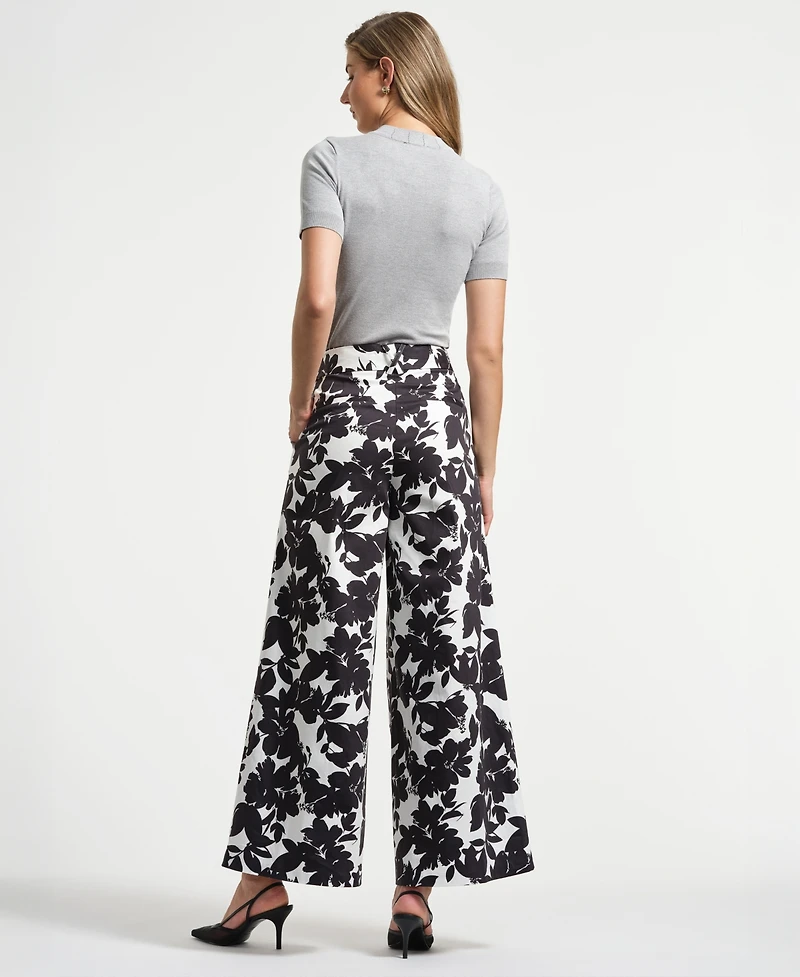 Isaac Mizrahi Women's Belted Palazzo Pants
