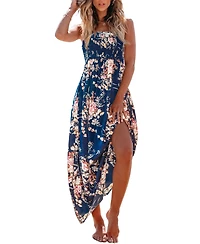 Cupshe Women's Out and About Floral Maxi Beach Dress