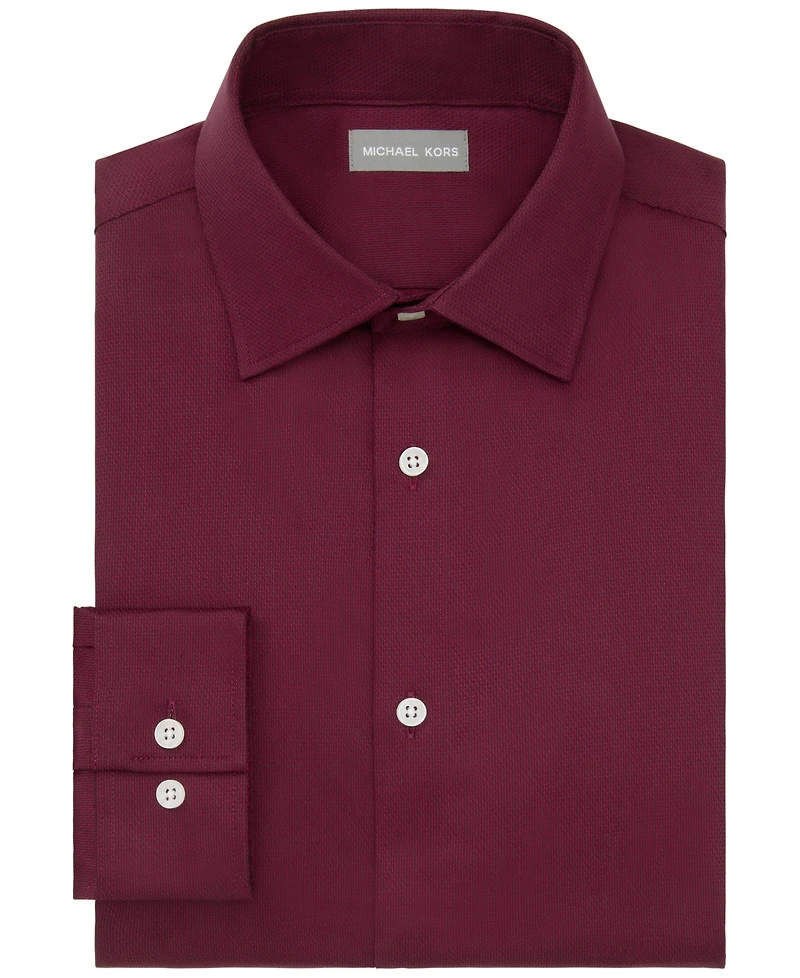 Michael Kors Men's Ultra Wrinkle Free Comfort Stretch Slim Fit Dress Shirt