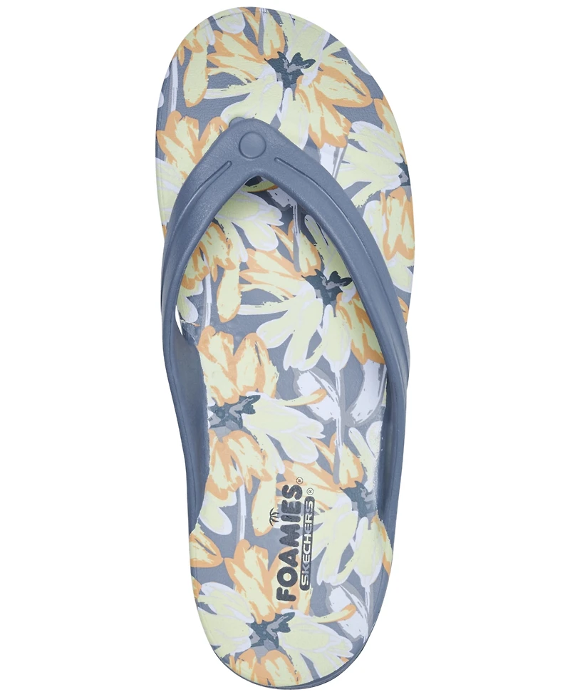 Skechers Women's Foamies: Bay Breeze - Island Kiss Flip Flop Thong Sandals from Finish Line