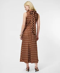 French Connection Women's Ennis Polka Dots Print Midi Dress