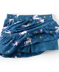 Lands' End Girls Tiered Skort