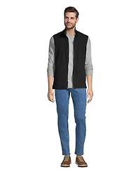 Lands' End School Uniform Men's Thermacheck 100 Fleece Vest