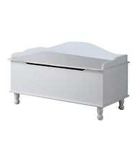 Kings Brand Furniture Applegate White Storage Bench Toy Chest