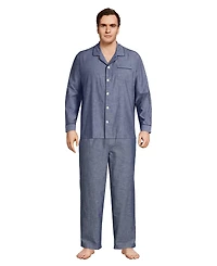 Lands' End Big & Tall Poplin Pajama Pants