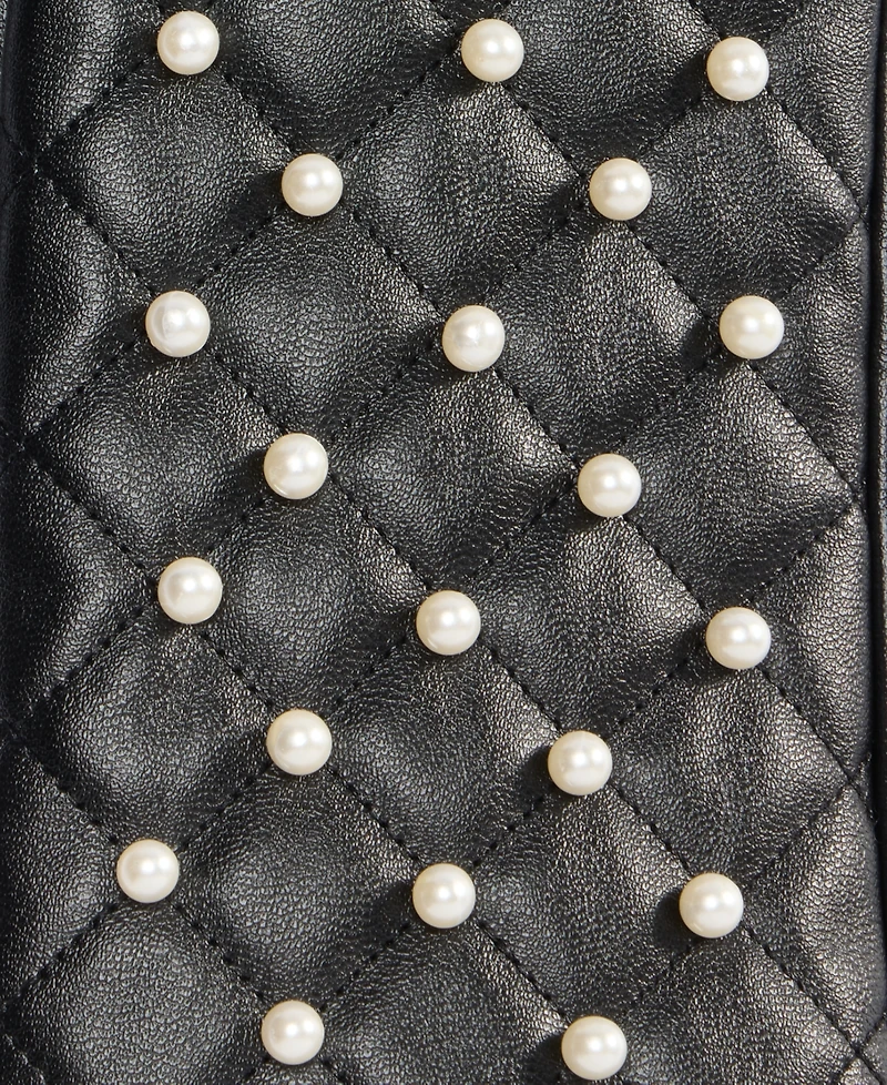 I.n.c. International Concepts Imitation Pearl Embellished Quilted Gloves, Macy's Exclusive