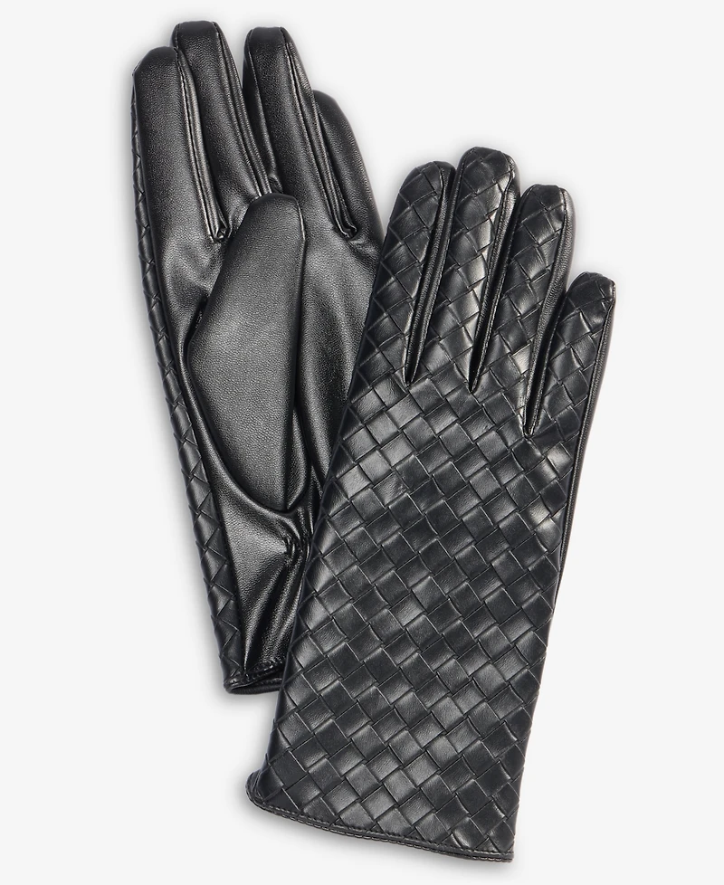 I.n.c. International Concepts Woven Stitch Gloves, Macy's Exclusive