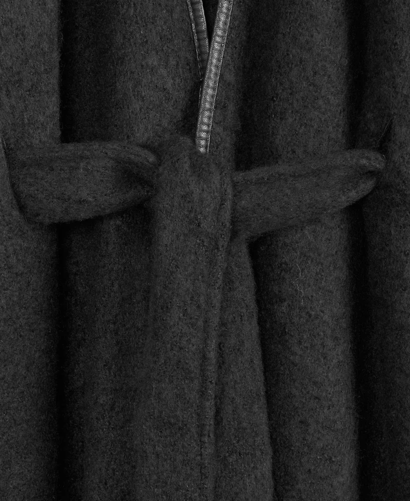 I.n.c. International Concepts Cozy Belted Ruana Topper, Macy's Exclusive
