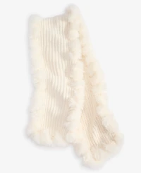 I.n.c. International Concepts Knit Muffler with Faux Fur Trim, Macy's Exclusive