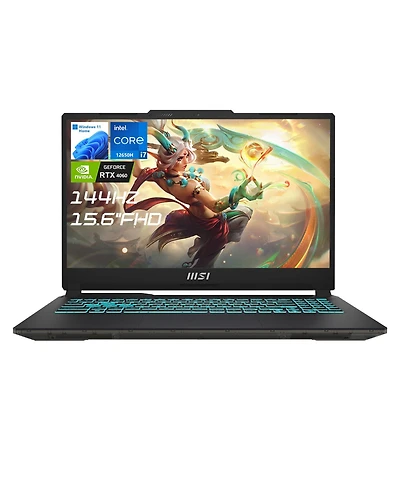 Msi Cyborg 15 15.6" Gaming Traditional Laptop Intel Core i7 12650H 16GB Ram Nvidia GeForce Rtx 4060 1TB Ssd Storage Windows 11 Home Fhd 144Hz